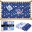 GROW WILD Blue Ocean Baby Crib Sheets for Boys (3 Pack) - Jersey Knit Fitted Sheet (52 x 28), Toddler Bedding Set & Baby Boy Crib Bedding Set, Turtles and Sea Animals Theme