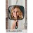 MIRRORNOVA Hand Mirror, Extra Large Barber Hairdressing Handheld Mirror with Handle for Salon, Square
