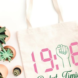 WCGXKO Sorority Gift Sorority Tote Bag Sorority Merchandise (Perfect 08 tote)