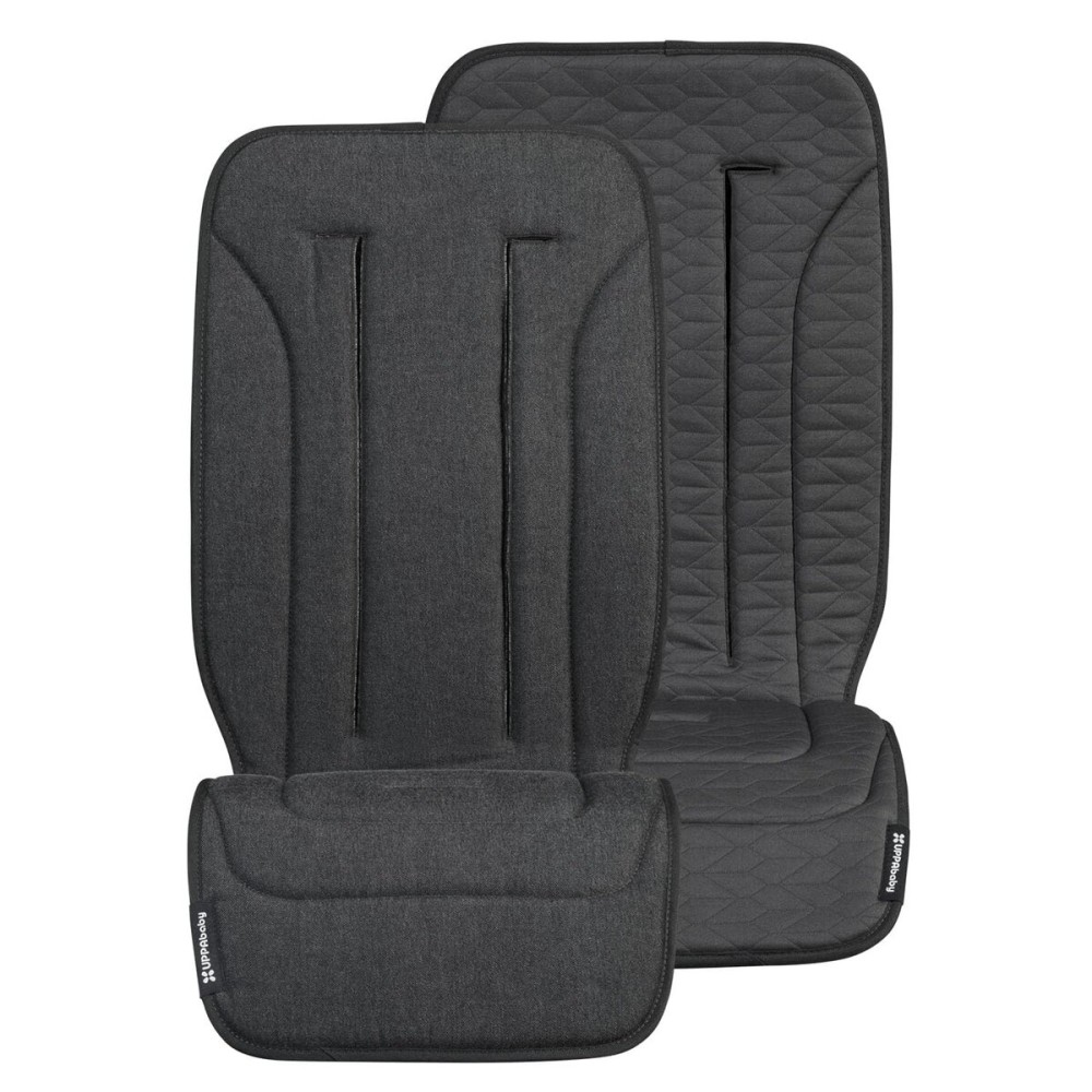 UPPAbaby Reversible Seat Liner/Water-Resistant and Comfortable/Easy Stroller Attachment/Reed (Charcoal Denim/Cozy Knit)