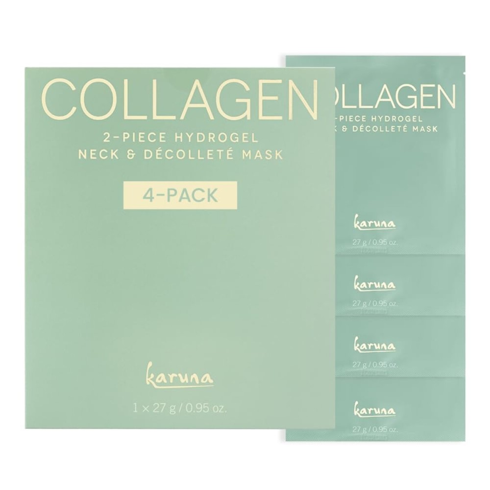 Karuna Skin - COLLAGEN Decollete & Neck Hydrogel Mask, 2-Piece Deeply Moisturizing Wrinkle Patches, Age-Defying, Hydrating & Rejuvenating, Targets Fine Lines & Wrinkles, 4 Packs Karuna Skin - COLLAGEN Decollete & Neck Hydrogel Mask, 2-Piece Deeply Moisturizing Wrinkle Patches, Age-Defying, Hydrating & Rejuvenating, Targets Fine Lines & Wrinkles, 4 Packs