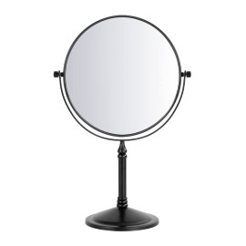DOWRY Makeup Mirror 10x Magnification Vanity Mirror Tabletop Two-Sided Swivel Matte Black(10X) DOWRY Makeup Mirror 10x Magnification Vanity Mirror Tabletop Two-Sided Swivel Matte Black(10X)