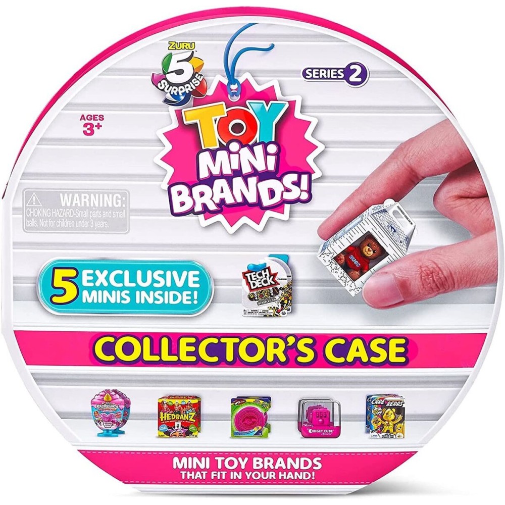 5 Surprise Toy Mini Brands Series 2 Collector\'s Case Store & Display 30 Minis with 5 Exclusive Minis by ZURU