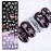 Nail Stamping Plate, DANNEASY 6 Pieces Nail Stamp Design Tool Nail Art Stencils Manicure Template with Nail Stamper, Scraper, Storage Bag (Holiday Style)