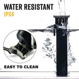 The Cut Buddy Trim Buddy, Cordless Beard & Hairline Trimmer with 4 Guards + Shaping Tool, Beginner-Friendly, Rechargeable, T-Blade Precision, As Seen on Shark Tank