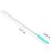 100 Pcs Silicone Mascara Wands Disposable Eyelash Brushes for Extensions Lash Applicators Makeup Tool Kit (Crystal blue/Mint Green)