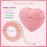 Rolybag 4 Colors Eyelash Extension Tape Breathable Eyelash Tape with Heart Shaped Tape Cutter Adhesive Non Woven Eyelash Tape Ladies Makeup Eyelash Tape Kits (Style A)
