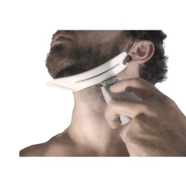 Beard Shaper, Shaping Tool for Under Neck Line Trimming Template/Stencil. Perfect Liner for Self Haircut & Beard Cut. Beard Cutting Guide. Beard Shaping Tool.