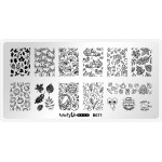 Whats Up Nails - B071 The Whole Nine Gourds Stamping Plate for Autumn Nail Art Design
