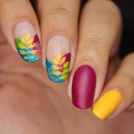 Whats Up Nails - B071 The Whole Nine Gourds Stamping Plate for Autumn Nail Art Design