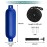 Sailortenx Boat Fenders 4 Pack 4.5x16\'\' Inflatable Ribbed Marine Boat Fender Lines 6.5\' Needles Pump for Boat Bumpers Fender for Docking Fenders Blue