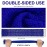 Geiserailie African Net Sponge Long Bathing Net Shower Body Scrubber Back Scrubber Skin Smoother Bathing Sponge for Daily Use or Stocking Stuffer(Blue)
