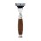 Union Razors SS4RZ Razor with Wood Handle - Brown