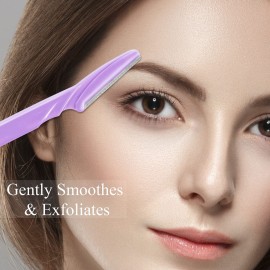 96 Pcs Eyebrow Razors Shavers Trimmers for Women Dermaplane Razor Facial Razors Shavers Facial Hair Removal for Women Exfoliating Dermaplaning Tool for Face with Precise Cover for Makeup Care Tools