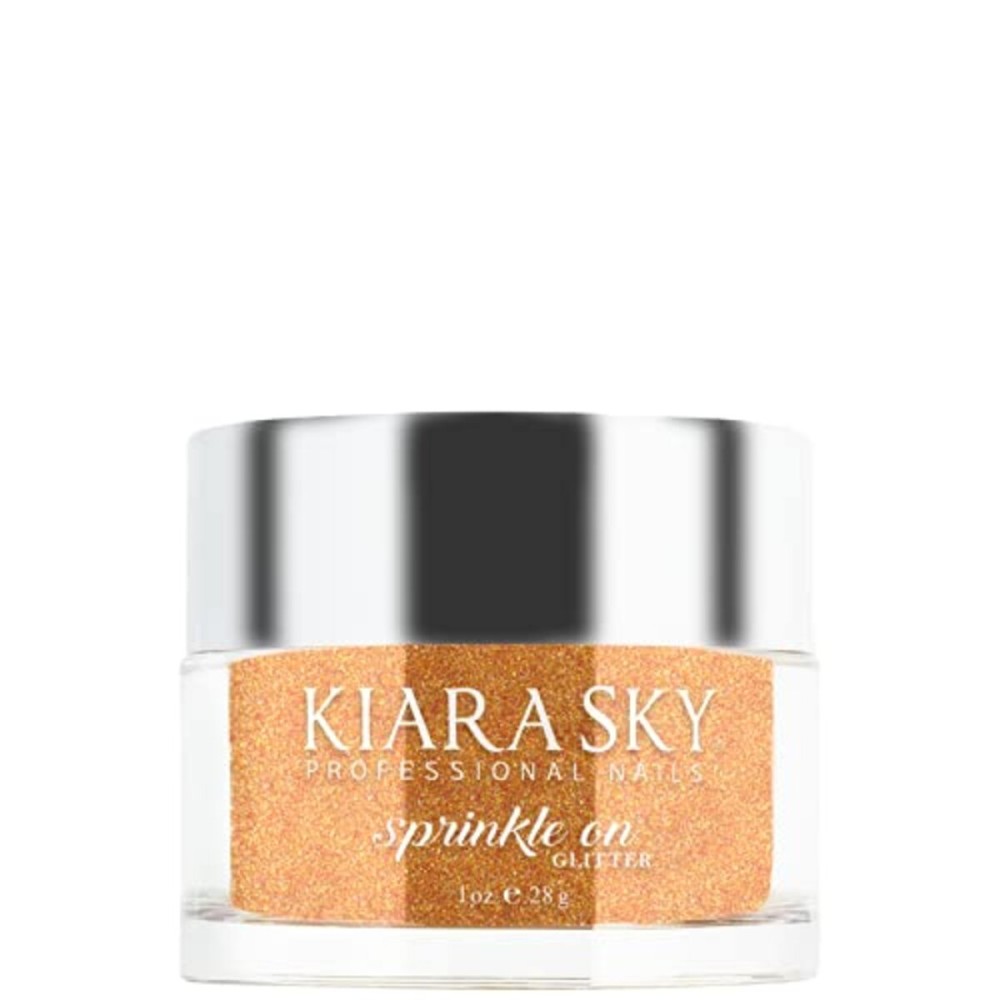 Kiara Sky Sprinkle On Collection 3D Glitter 1 oz, Ap-Peach-Late You