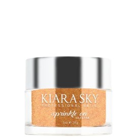 Kiara Sky Sprinkle On Collection 3D Glitter 1 oz, Ap-Peach-Late You