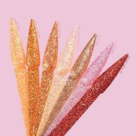 Kiara Sky Sprinkle On Collection 3D Glitter 1 oz, Ap-Peach-Late You