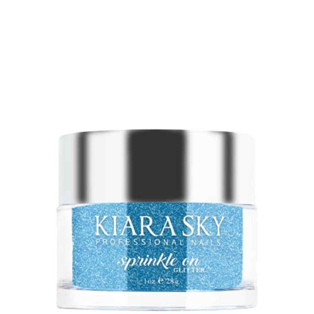 Kiara Sky Nail Art 3D Glitter 1 oz | Sprinkle On Collection | Mix with Acrylic, Gel Polish or dip Powder | Teal me About It