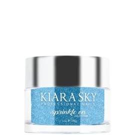 Kiara Sky Nail Art 3D Glitter 1 oz | Sprinkle On Collection | Mix with Acrylic, Gel Polish or dip Powder | Teal me About It