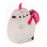 GUND Santa Claws Pusheen Holiday Plush Stuffed Animal Cat, Gray and Pink, 9.5