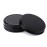 1/2-Ounce Metal Tins Screw Top Flat Aluminum Black Slide Round Tin Containers for Lip Balm Crafts Cosmetic Candles Travel Storage Kit,Pack of 18