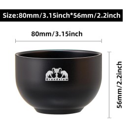 Grandslam Shaving Brush and Bowl Kit for Men, 3 in 1 Shaving Brush Set, Stainless Steel Shaving Bowl and Stand, Shaving Kit for Men