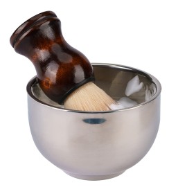 Grandslam Shaving Kit for Men, Safety Razor with 10 Blades, Shaving Brush, Stand and Soap Cream, Stainless Steel Bowl, Canvas & Leather Dopp Kit Gift Set Grandslam Shaving Kit for Men, Safety Razor with 10 Blades, Shaving Brush, Stand and Soap Cream, Stainless Steel Bowl, Canvas & Leather Dopp Kit Gift Set