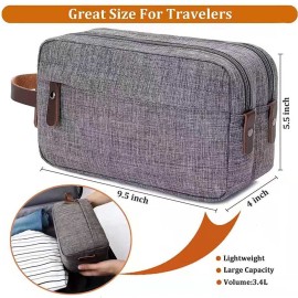 Grandslam Shaving Kit for Men, Safety Razor with 10 Blades, Shaving Brush, Stand and Soap Cream, Stainless Steel Bowl, Canvas & Leather Dopp Kit Gift Set Grandslam Shaving Kit for Men, Safety Razor with 10 Blades, Shaving Brush, Stand and Soap Cream, Stainless Steel Bowl, Canvas & Leather Dopp Kit Gift Set