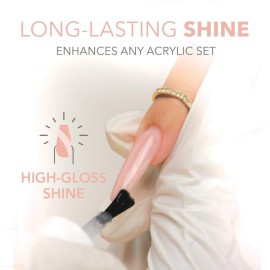 KIARA SKY Professional Nails Acrylic Essentials 0.5 Fl Oz (Acrylic Top Coat)