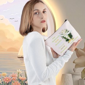 LEVLO Fairy Tale Cosmetic Make Up Bag Fairy Pixie Fans Inspired Gift You Are Braver Stronger Smarter Than You Think Fairy Makeup Zipper Pouch Bag (Always Tink) LEVLO Fairy Tale Cosmetic Make Up Bag Fairy Pixie Fans Inspired Gift You Are Braver Stronger Smarter Than You Think Fairy Makeup Zipper Pouch Bag (Always Tink)