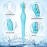 8 Pcs Small Eyebrow Razor for Women Portable Face Razors for Women Facial Hair Lip Trimmer Hair Shaving Removal Tool Dermaplaning Tool Eyebrow Shaver with Safety Cap for Makeup Face Care, 4 Colors