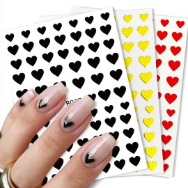 8 Sheets Heart Love Nail Art Stickers Decals 3D Self-Adhesive Nail Art Stickers Heart Love Nail Art Decorations Stars Decals Manicure Accessories (Heart) 8 Sheets Heart Love Nail Art Stickers Decals 3D Self-Adhesive Nail Art Stickers Heart Love Nail Art Decorations Stars Decals Manicure Accessories (Heart)