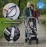 Bemece Stroller Rain Cover, Universal Stroller - Waterproof Windproof Travel Weather Shield Thick & Durable Protect from Dust and Snow with Breathable Ventilation Mesh Clear Visibility