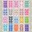 WOKOTO 20 Sheets Marble Peel and Stick Nail Polish Strips - Candy Color Gradient Full Marble Nail Polish Stickers Wraps for Women Girls with Nail File Stick On Nail Strips