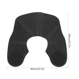 Salon Collar, Silicone Barber Salon Shawl Collar Hair Dye Cape Haircut Hair Cutting Coloring Accessory