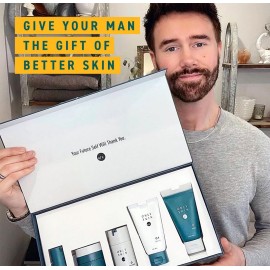 Essential Skin Care Kit, 3-Piece, Face Cleanser, Exfoliating Scrub & Day Cream Moisturizer Gift Set, Back To School Gifts