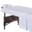 Master Massage Cotton Table Cover Flannel Sheets Set 3 Piece Spa Beauty Bed Cover Soft Massage Linens Set,Include Flat, Face Cushion Cradle Cover, Fitted Sheet (Pure White)