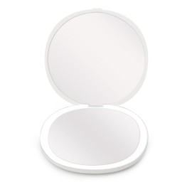 ACHORO Makeup Mirror Multi-Functional Suitable for Wallet Pouch - 3X Magnifying with Light - Premium Quality Led, Dimmable, Compact & Rechargeable - Portable Travel Lighted Beauty Makeup Mirror