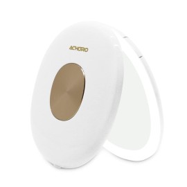 ACHORO Makeup Mirror Multi-Functional Suitable for Wallet Pouch - 3X Magnifying with Light - Premium Quality Led, Dimmable, Compact & Rechargeable - Portable Travel Lighted Beauty Makeup Mirror ACHORO Makeup Mirror Multi-Functional Suitable for Wallet Pouch - 3X Magnifying with Light - Premium Quality Led, Dimmable, Compact & Rechargeable - Portable Travel Lighted Beauty Makeup Mirror