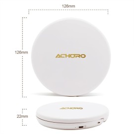 ACHORO Travel Makeup Mirror - Multi-Function 5X Magnifier - Premium Quality Led Lighted, Brightness, Dimmable & Rechargeable Professional Beauty Mirror - Portable Handbag, Purse, Lighted Makeup Mirror ACHORO Travel Makeup Mirror - Multi-Function 5X Magnifier - Premium Quality Led Lighted, Brightness, Dimmable & Rechargeable Professional Beauty Mirror - Portable Handbag, Purse, Lighted Makeup Mirror