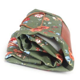 TOURBON Canvas Golf Bag for Women Driving Range Travel Course Club Carry Case