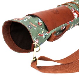 TOURBON Canvas Golf Bag for Women Driving Range Travel Course Club Carry Case