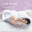 Trickonometry U Shaped Pregnancy Pillow, Velvet Cover, Cotton Inner Cover, Full Body Maternity Cushion for Pregnant Women, Sleeping, Resting, Side, Back, Belly, Legs, Back Pain Relief, Support(White)