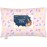 Toddler Pillow with Pillowcase - 13x18 My Little Dreamy Kids Travel Bed Pillows for Sleeping, Organic Cotton Small Pillowcase, Soft & Breathable, Machine Washable, Toddlers 2-5 Years Old (Flutter)