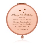 16th Birthday Gifts for Girl Sweet 16 Year Old Birthday Gifts Ideas for Girls Daughter Granddaughter Niece Travel Mirror Compact Makeup Mirror Birthday Gifts from Sister Friendship Gifts