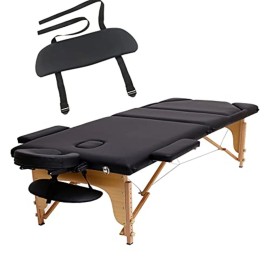 HOINCO Massage Table Armrest Hanging Arm Rest Sling Board Armrest Support, Hanging Armrest Frame for Folding Massage Table-Black