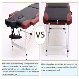 HOINCO Massage Table Armrest Hanging Arm Rest Sling Board Armrest Support, Hanging Armrest Frame for Folding Massage Table-Black