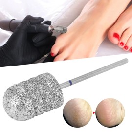 2.35mm Pedicure Nail Drill Bit, Stainless Steel Foot Dead Skin Removal, Polishing Head Accessories Tool(B3C)