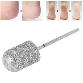 2.35mm Pedicure Nail Drill Bit, Stainless Steel Foot Dead Skin Removal, Polishing Head Accessories Tool(B3C)