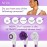 Spa Sciences - NERA - Power Shower Brush - 3-in-1 Multifunction Back & Body Brush - Exfoliation, Cleansing, Massaging - for All Skin Types - Includes Body Brush, Loofah, & Pumice Stone - USB Charging